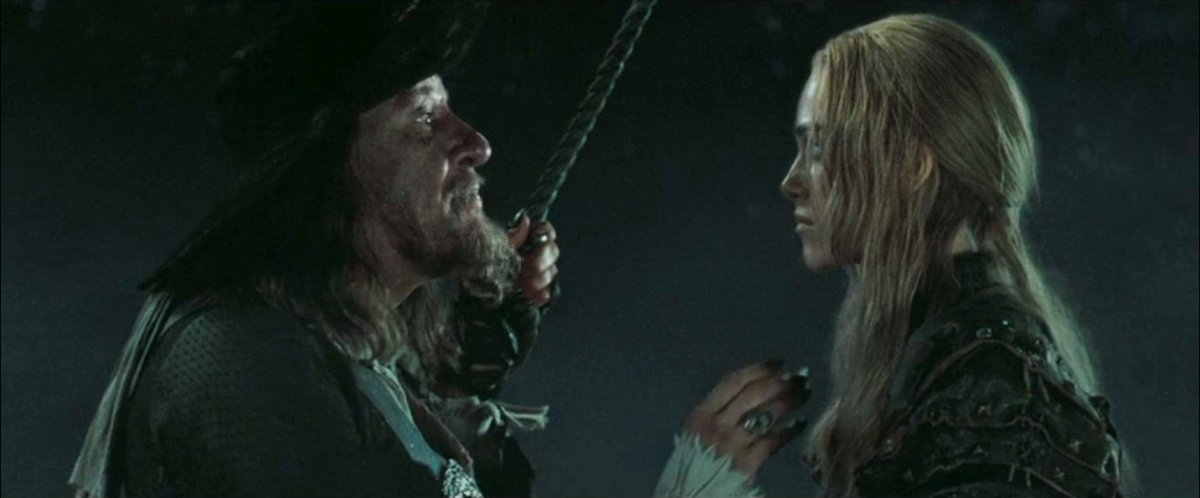 is this one really a parallel or am I forcing it? Curse of the Black Pearl // At World's End