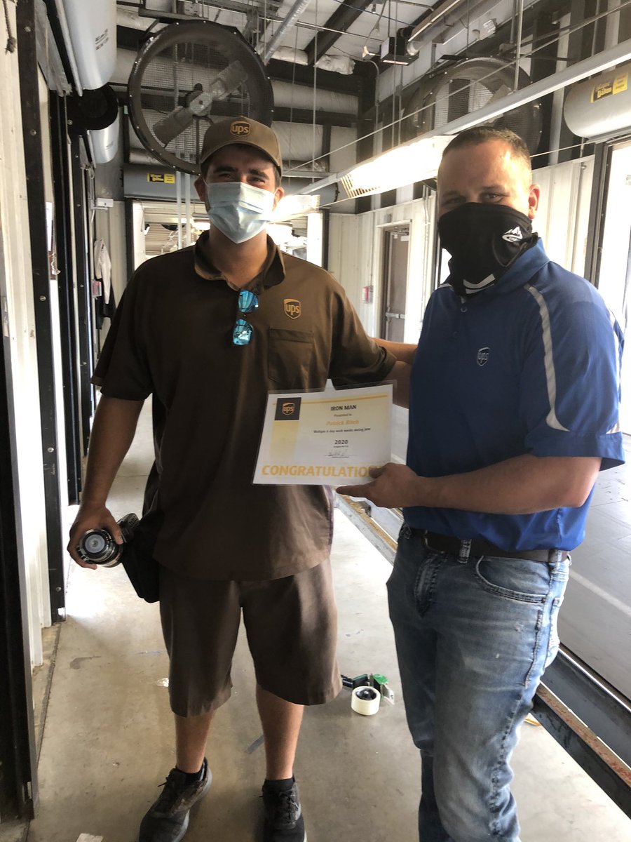 Springdale Driver recognition day 2.  IRON MAN award.  These drivers worked multiple 6 day work weeks in the month of June.  Outstanding commitment from these guys.