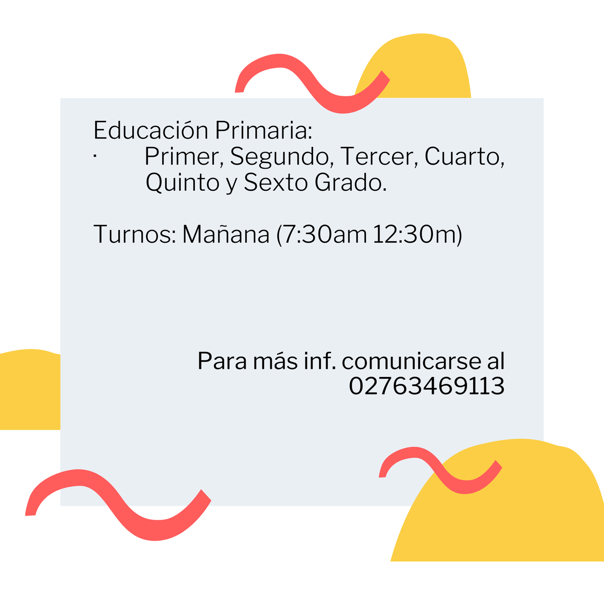 CJACOBOBORGES's tweet photo. Estamos de Inscripciones para: Maternal, Preescolar y Primaria. Horario de lunes a jueves de 8am a 12 m. Para más información comunicarse al 0276-3469113#colegiojacoboborges #preinscripcion #apartatucupo #maternal #preescolar #primaria #inscripcionabierta #sancristobal #tachira https://t.co/VZgCuyWG3J