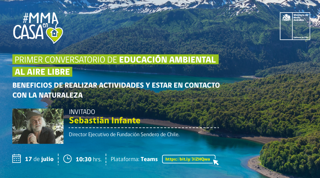 redesambiental's tweet photo. Te invitamos al Primer Conversatorio sobre Educación Ambiental al Aire Libre: Beneficios de realizar actividades y estar en contacto con la naturaleza.

El invitado es Sebastián Infante de @senderodechile  

Conéctate el 17 de julio a las 10.30  por Teams

https://t.co/BQRxWhy9sU https://t.co/xsytOzIegp