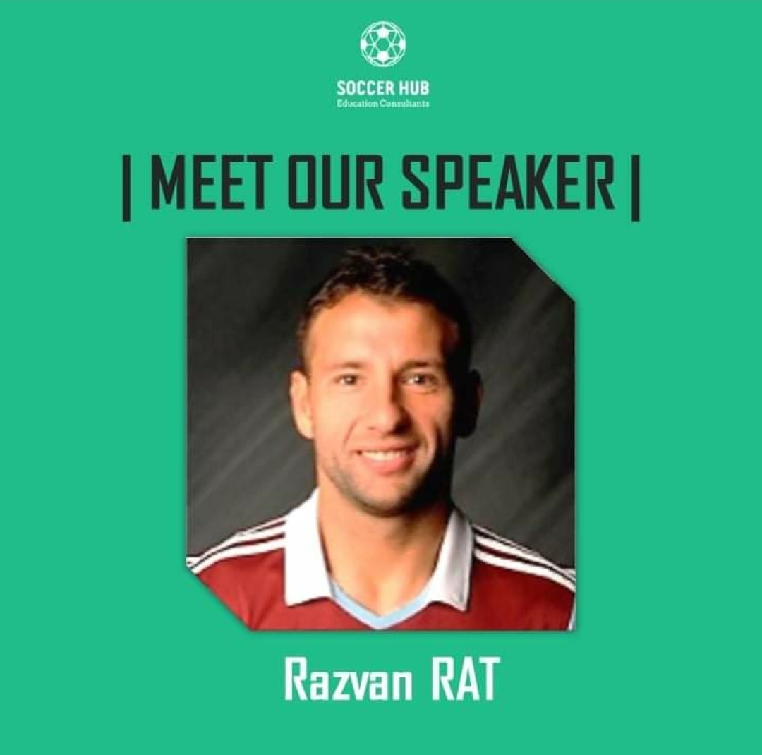 🤝Meet Soccer HUB's Talks Speaker!
🗣 Razvan RAT
✅Former International Soccer Player
✅Winner of eight league titles (Romania and Ukraine)
✅Former captain of the Romania National Team 
⚽️More info at 👉 hub-soccer.com/webinars?ref=5…