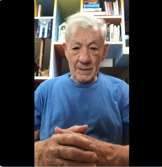 Sir Ian McKellen Wishes Sir Patrick Stewart a Happy 80th Birthday in Video
 