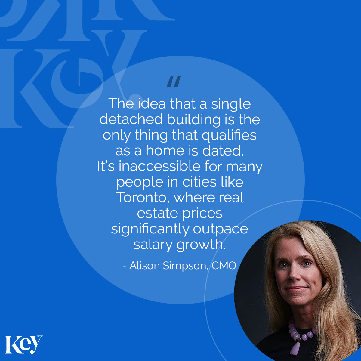Our CMO, <a href="/alisonksimpson/">Alison Kay Simpson</a> shares her thoughts on the dated thinking that surrounds the idea of homeownership with the question, "When I say the word home, why do people only picture the white picket fence?" Read: keyliving.com/when-i-say-the… 

#realestate #homeownership #startup
