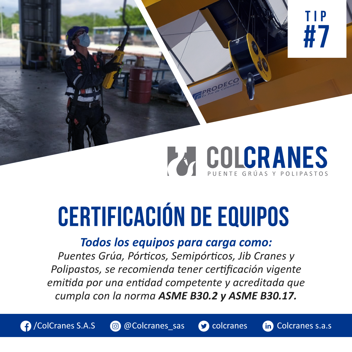 colcranes's tweet photo. #RyM #MaterialsHandling #Componentes #Izaje #Carga #Polipasto #Puentegrúa #Grúa #Porticos #Semiporticos #Ingenieria #EstructuraMetalica #Crane #Industria #Ingieneria #Colcranes #ColcranesColombia #IngenierosColombia #IngieneriaColombia #SteelStructure #FamiliaColcranes @RMHoist https://t.co/mPp6FBpeO3