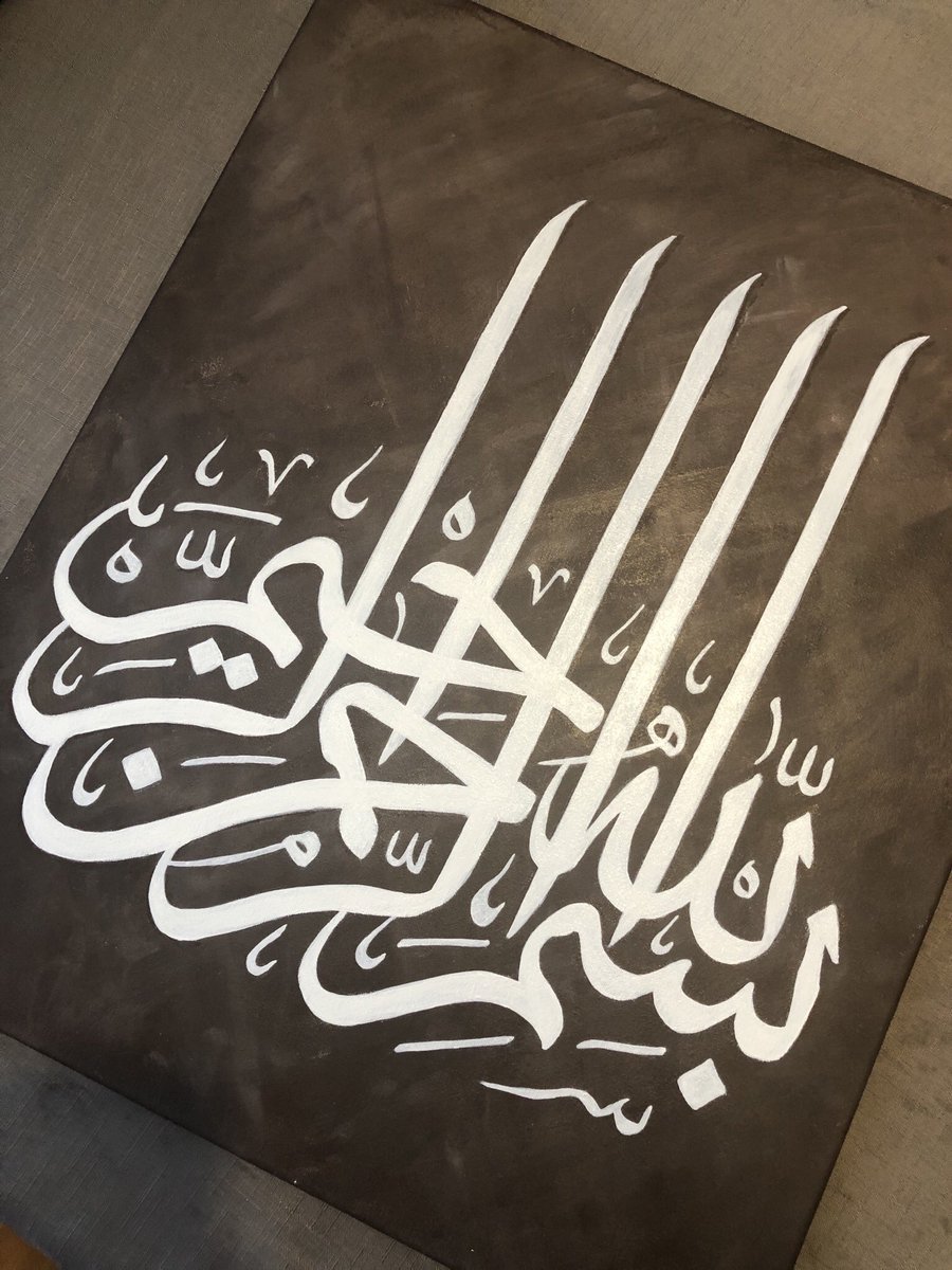 rizzhaque's tweet photo. My first attempt at doing arabic calligraphy 🙏🏽 🖌 https://t.co/tW2ev49X26