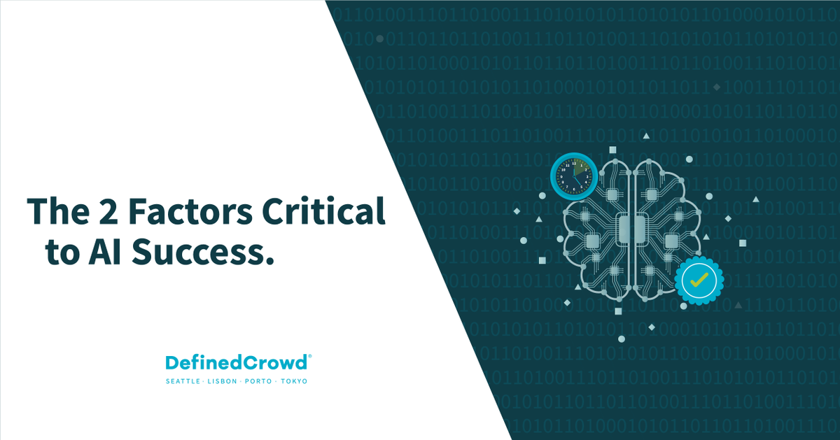 Definedai's tweet photo. When it comes to creating #AI products, there are 2οΈβ£ factors crucial for success. Find out what they are here π https://t.co/QwyylxJhho
#DefinedData #ArtificialIntelligence #MachineLearning https://t.co/V7HGkStGYI