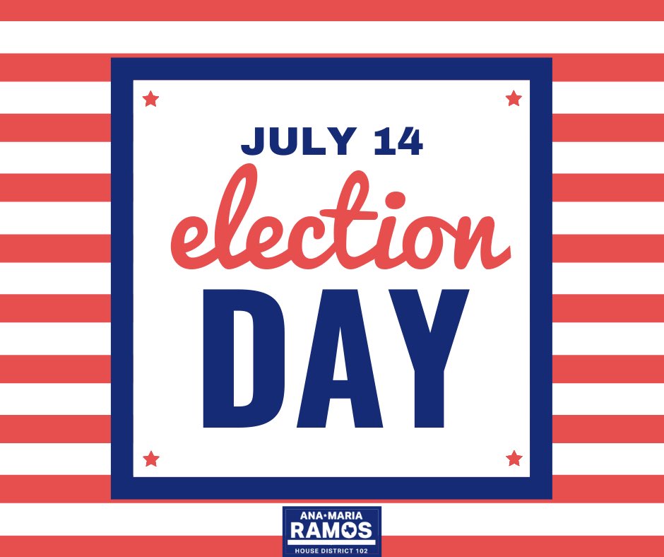 Ramos4Texas's tweet photo. Election Day is here for the Primary Runoff Election!
Polls are open until 7pm.
Don’t forget to take an acceptable form of photo ID to the polls to cast your ballot. #ElectionDay #PrimaryRunoffs #ElectionsMatter
To find your polling location, visit https://t.co/ToWRm2ziXY https://t.co/psuanbhxOC