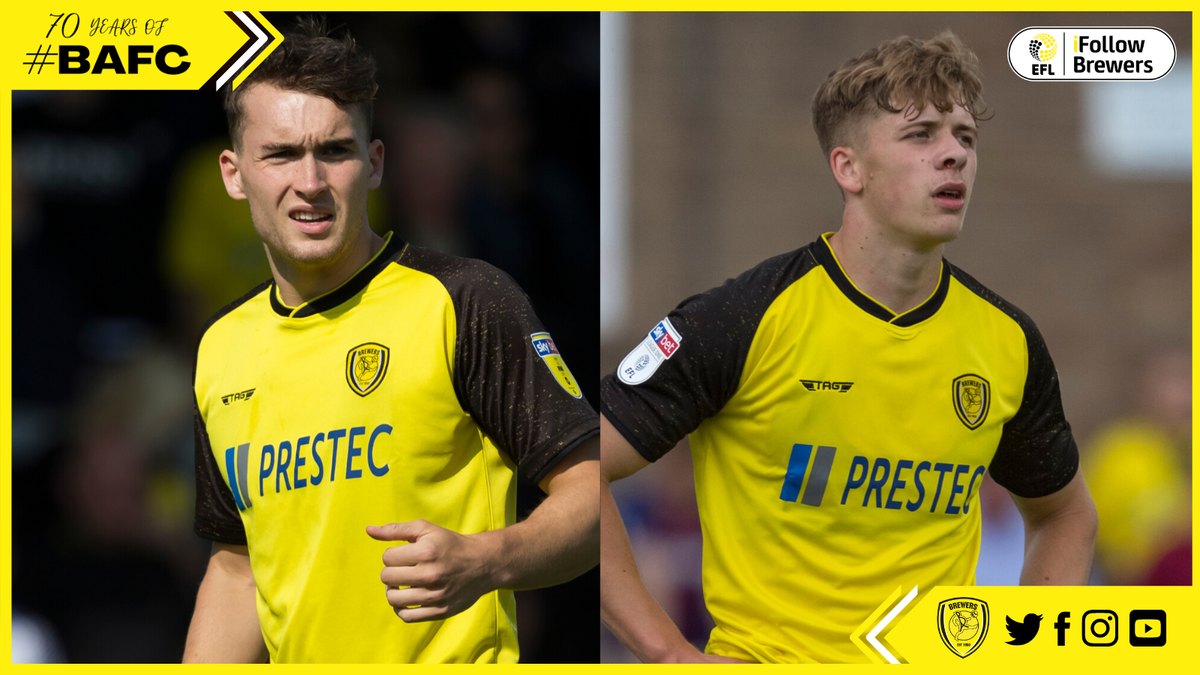 burtonalbionfc's tweet photo. ✍️✍️ Youngsters Jevan Anderson and Ben Hart have signed new deals that will keep them at the club for the 2020/21 season! 🤝

Find out more ⤵️
https://t.co/O2BQiEqiK1

#BAFC https://t.co/OuF7f6MfXG