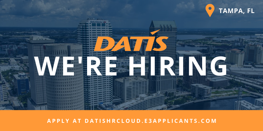 DATISe3's tweet photo. Are you passionate about helping human services organizations achieve their mission, inspired by building better software to meet their needs, and ready for an opportunity to learn and grow? Apply here today: https://t.co/bARR5WYIua #JoinOurTeam #ExploreDATIS https://t.co/T26hEyOpxM