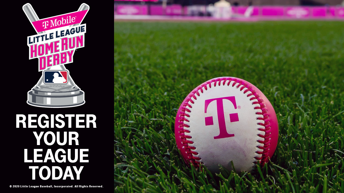 LittleLeague's tweet photo. Get your Little Leaguers back on the field! Register your league for the @TMobile Little League Home Run Derby today! ⚾️🥎 #LLHomeRunDerby https://t.co/8hyA8I1KPA https://t.co/YxrD2peqmR