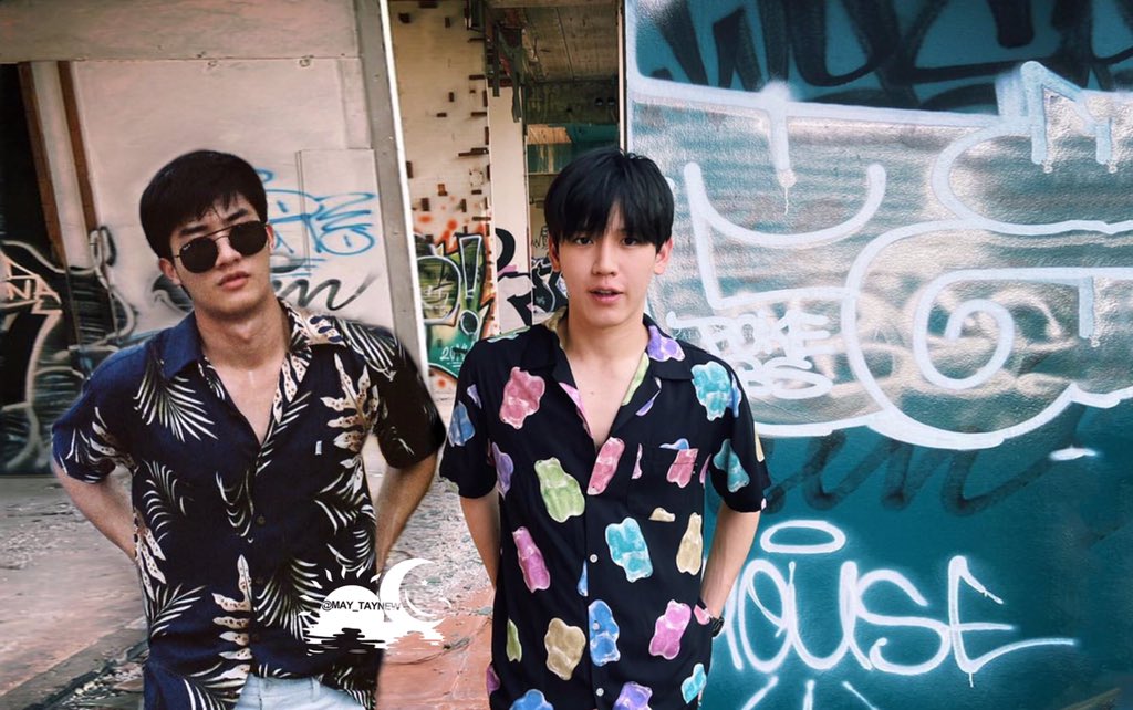 may_taynew's tweet photo. #OncePolcaAlwaysPolca
#StayWithTAYNEW
坚持半糖主义！完美的一天落幕 💙💕
@Tawan_V @new_thitipoom 
#ActuallyMissingYou
#Taynew #NewTay #Tawan_V #Newwiee #TayTawan #newthitipoom https://t.co/1ZyJXjuVPz