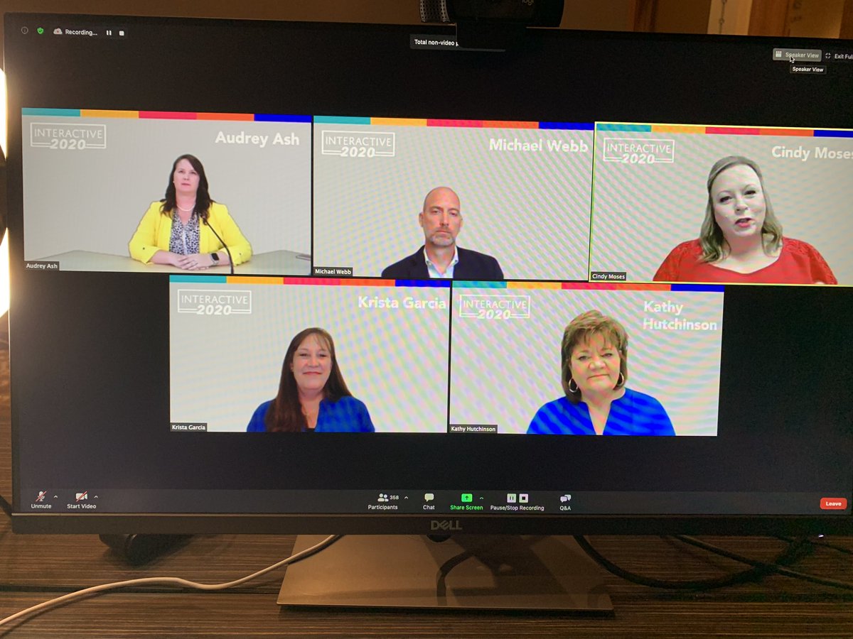 txcase's tweet photo. Enjoying this panel of rock stars talking about tough decisions and leadership with things that were all new to them during COVID-19 pivots. #tcaseinteractive20 #tcaseproud https://t.co/OEURbWMmAv