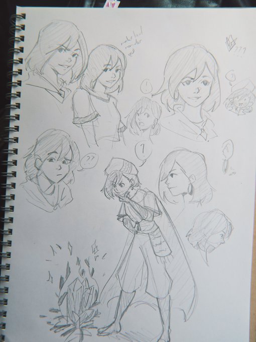 Some pages of character design from my sketchbook ✌

#sketches 