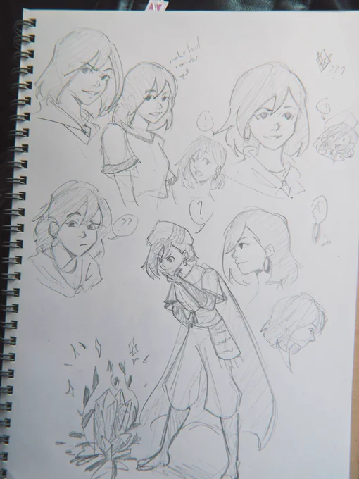 Some pages of character design from my sketchbook ✌

#sketches 