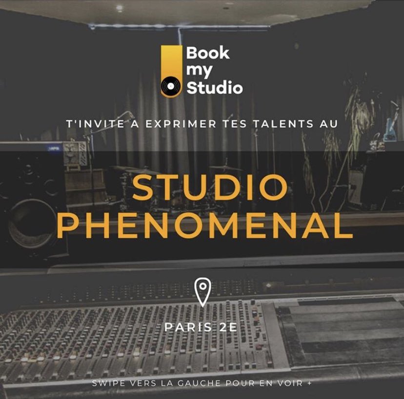 Bookmystudio's tweet photo. Notre studio de la semaine s’appelle Le Phénoménal (@studio_phenomenal on IG). Du matos &amp; une équipe de qualité! Réserve ta séance sur https://t.co/wl6JQxy7uq https://t.co/J1rYXzbiDw
