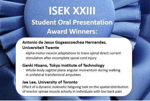 ISEKCongress's tweet photo. Congratulations to the #ISEK2020 Student Oral Presentation Award Winners: https://t.co/QzLkTGbfUd