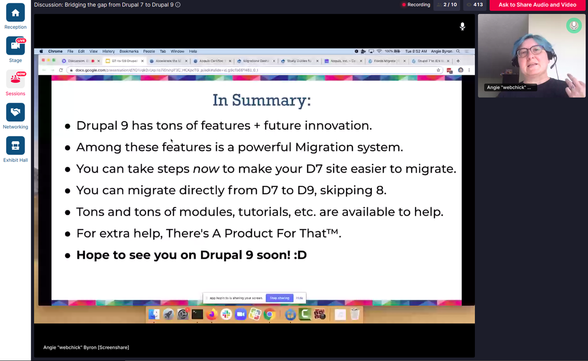 CodeLekhk's tweet photo. Summary of an amazing d7->d9 migration session by @webchick at @DrupalConNA
#Drupalcon #DrupalConGlobal #Drupalcon2020 #DrupalconGlobal2020 #drupal #OpenSource #drupalcommunity @Srijan https://t.co/H7VTXy77ma
