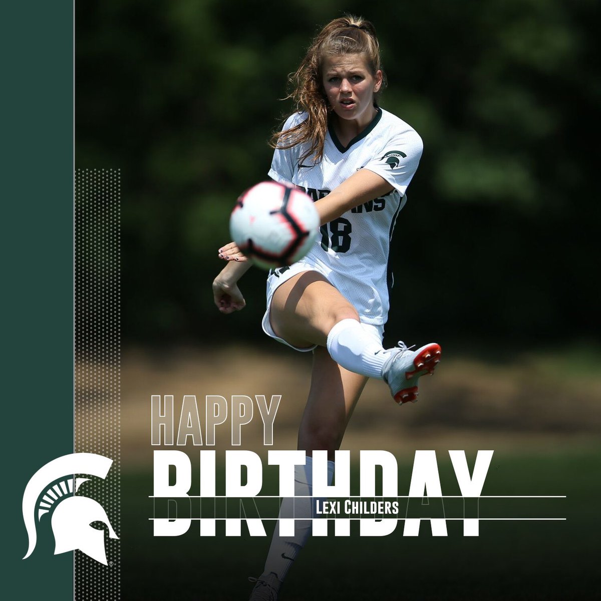 We have a lot of July babies! Happy birthday to Lexi Childers! 🎂💚#GoGreen