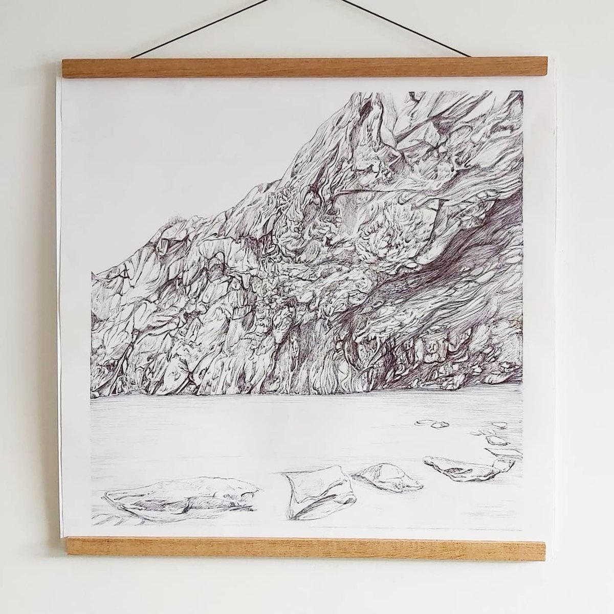 K_athrynWilson's tweet photo. 'Rydal Cave' • ink on paper 50cm x 50cm 

#Rydal #LakeDistrict #Drawing #FineArt #Cumbria https://t.co/tz7pJnRCfN