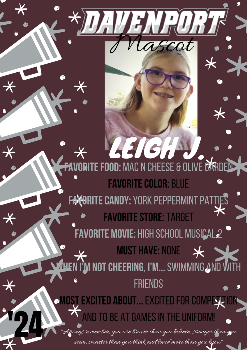 dhs_wolvescheer's tweet photo. Today is the day to meet YOUR very first Davenport High School MASCOTS! Introducing our MASCOTS, Nicole B. & Leigh J.! #dhsMASCOTS #wolfpack #davenportwolves #buildthepack @Davenport_HS @DavenportWolves @BuildThePack https://t.co/VY30EzZg4I