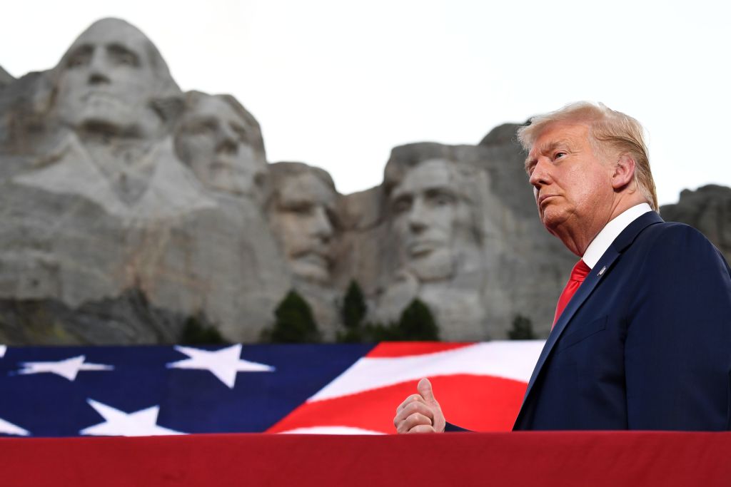 Trump defined the new menace – “cancel culture” – to civilization in his speech at Mount Rushmore. He claimed that far-left fascists were “driving people from their jobs, shaming dissenters and demanding total submission from anyone who disagrees”  http://trib.al/QxaMTjk 