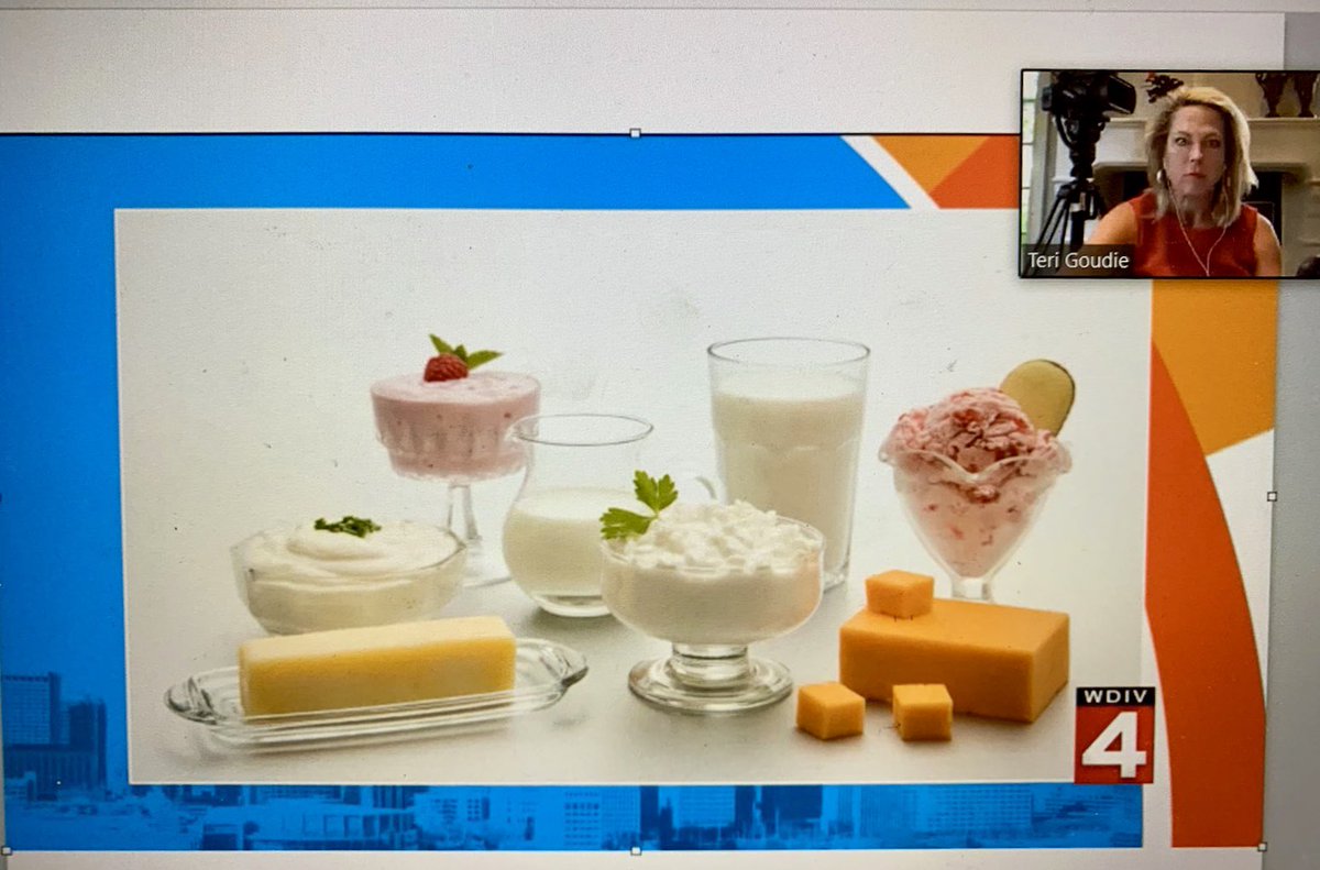 Media training, social-distance style! Thank you <a href="/TeriGoudie/">Teri Goudie</a> for coaching us on how to effectively connect virtually &amp; share with athletes how nutrient-packed foods like #dairy can help them #EatForStrength. <a href="/dairy_alliance/">The Dairy Alliance</a> <a href="/DairyMAX/">Dairy MAX</a>