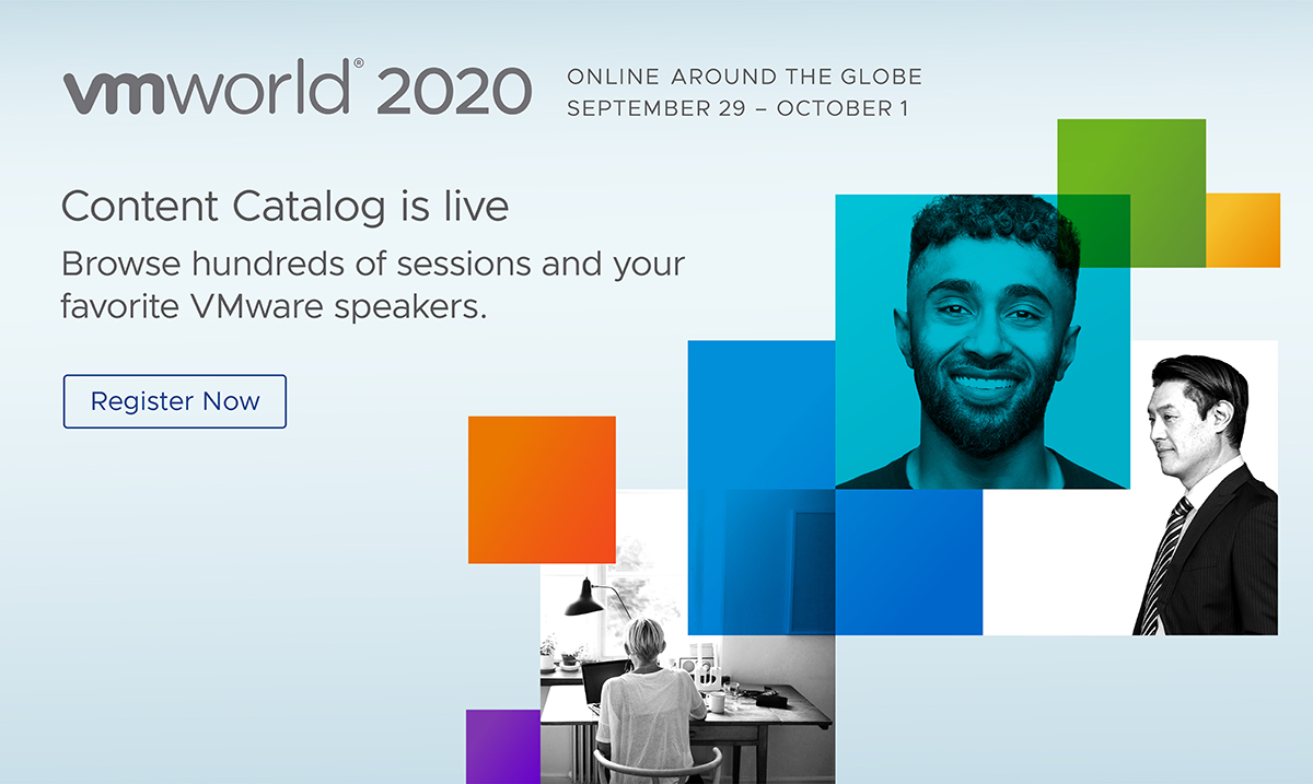 The #VMworld 2020 Content Catalog is live! Browse 600+ sessions and your favorite VMware speakers now ➡ bit.ly/30ceS3g