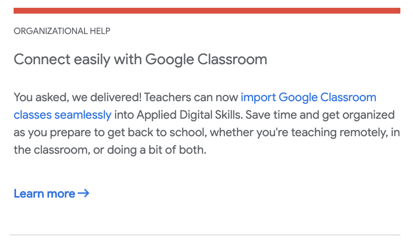 SueTranchina's tweet photo. APPLIED DIGITAL SKILLS + GOOGLE CLASSROOM!!!
💙💛💚❤️
We asked.. they listened!!
#yayyyyyy #KikerLearning #HowToWithSue @GoogleForEdu #GoogleEDU #GoogleET #FreeRemoteLearningLessons #RemoteLearning #RemoteLearningResources #DistanceLearning @SNishTech @rkiker STAY TUNED.... https://t.co/RaZFDi1onm