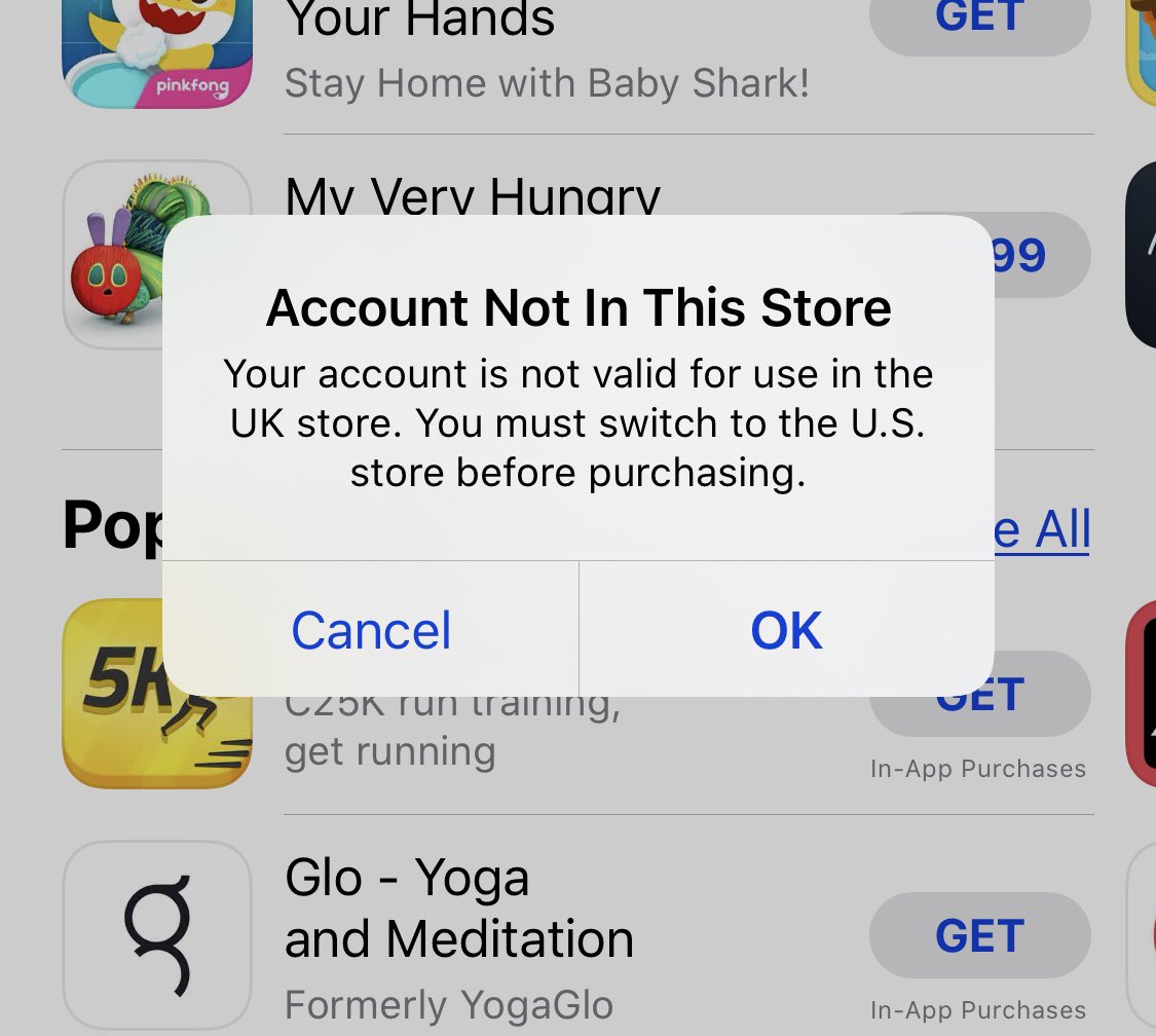account not ln this store account not ln this store