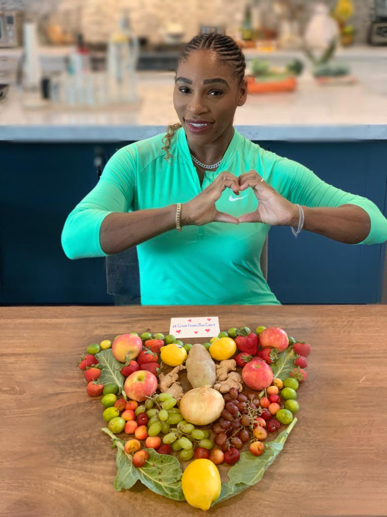 Thank you to @serenawilliams for kicking off our #GiveFromTheCart Challenge with the first donation -- 50,000 meals to @FeedingAmerica to help those most in need 🙌🏾. Join us in turning your groceries into good at https://t.co/bNqSGw5KNF https://t.co/8iZJuJuxxZ