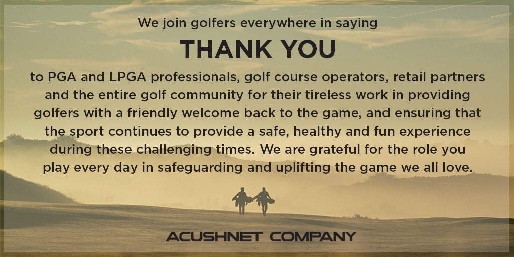 TitleistCA's tweet image. Thank You.