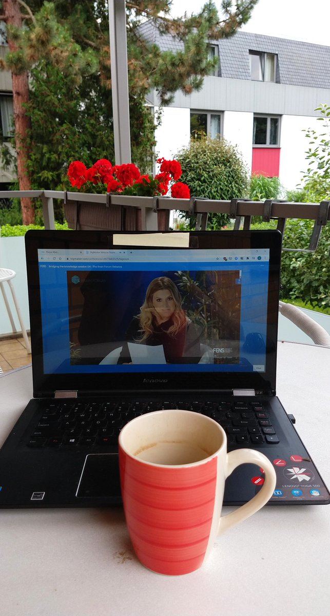 Switching up the surroundings to watch a very important discussion in #FENS2020. Tune in to watch the Brain Forum Debate on the mental health crisis in a knowledge economy 
<a href="/FENSorg/">FENS</a>