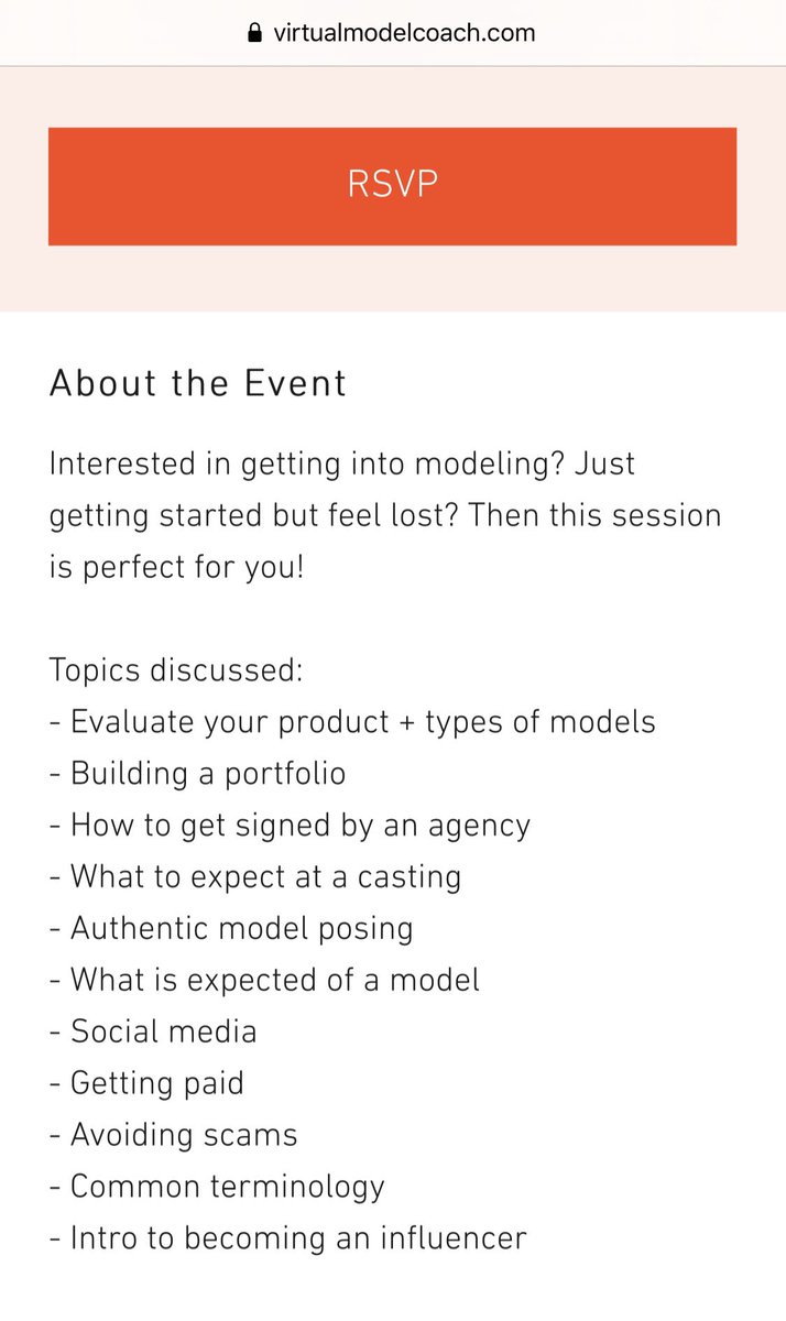 jarry's tweet image. last day to sign up for the virtual modeling masterclass I’m teaching tomorrow alongside the president of the Long Island Models agency!

if you’re interested in learning more about getting into the modeling industry or furthering your existing career: virtualmodelcoach.com/event-details/…