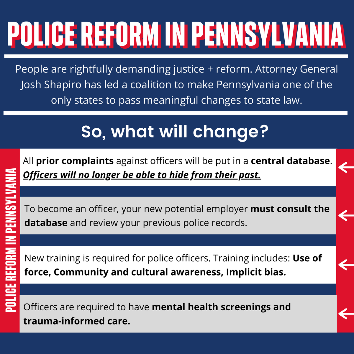 Josh Shapiro Like Rt Today Pa Becomes One Of The Only States In Our Country To Change Its Laws In The Wake Of George Floyd S Murder We Can Make