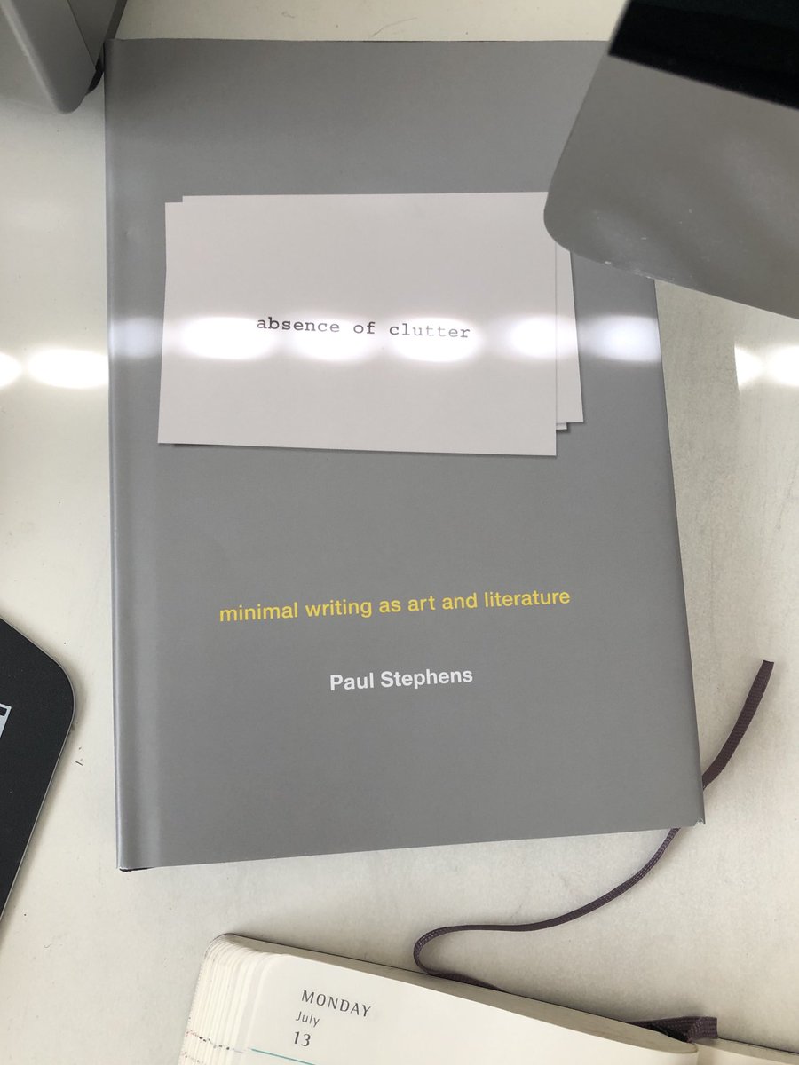kevinharley56's tweet image. Looking forward to reading this. #MITPress #AbsenceofClutter #MinimalWriting