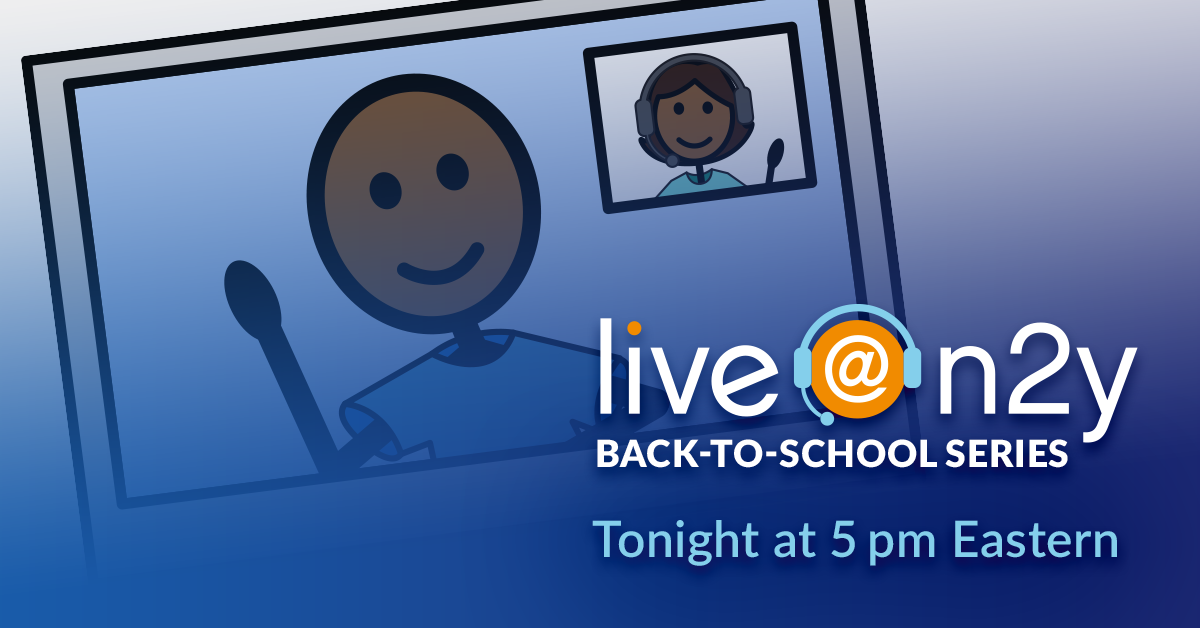 Everwayglobal's tweet image. Our Back-to-School series returns: “Engaging Students with Complex Learning Needs in Multiple Learning Environments.” Our experts will show you how to use n2y solutions to set positive expectations. Join us today at 5 pm Eastern: ow.ly/dmOi50AlYRz