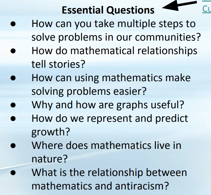 PendleNA's tweet photo. Loving these humanizing essential questions from @NCTM &amp; @todosmath seminar with @MrsMaciasMath @nima_harirchian &amp; @MaryCRaygoza. Thanks for your thoughtfulness as well as all these awesome resources for teaching online. I can't wait to check them out https://t.co/T1yM9tKINS