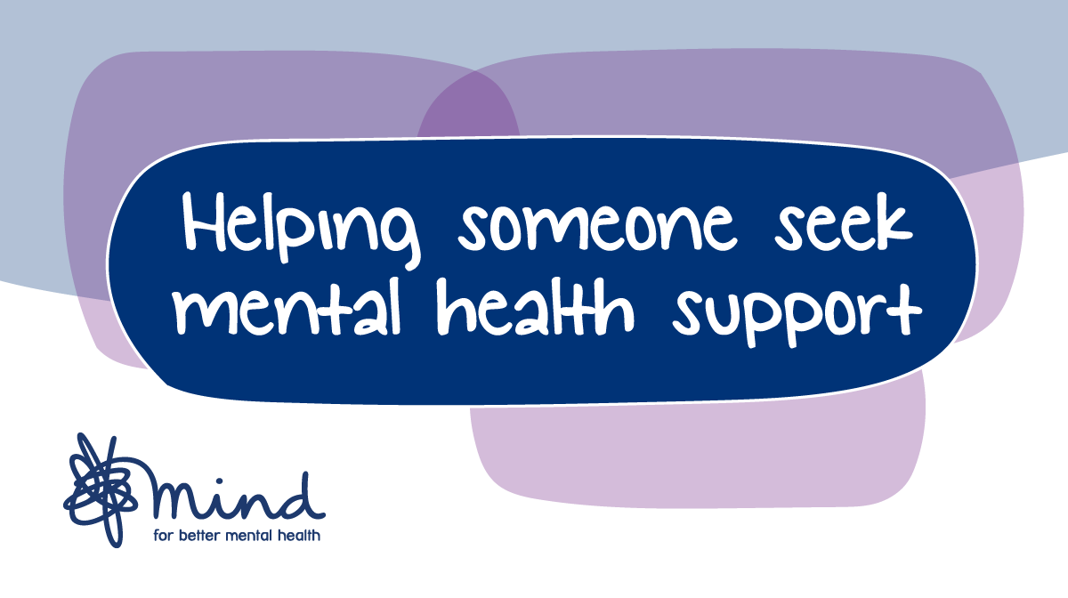 Many people experiencing a mental health problem will speak to friends and family before they speak to a health professional, so the support you offer can be really valuable. (1/5)
