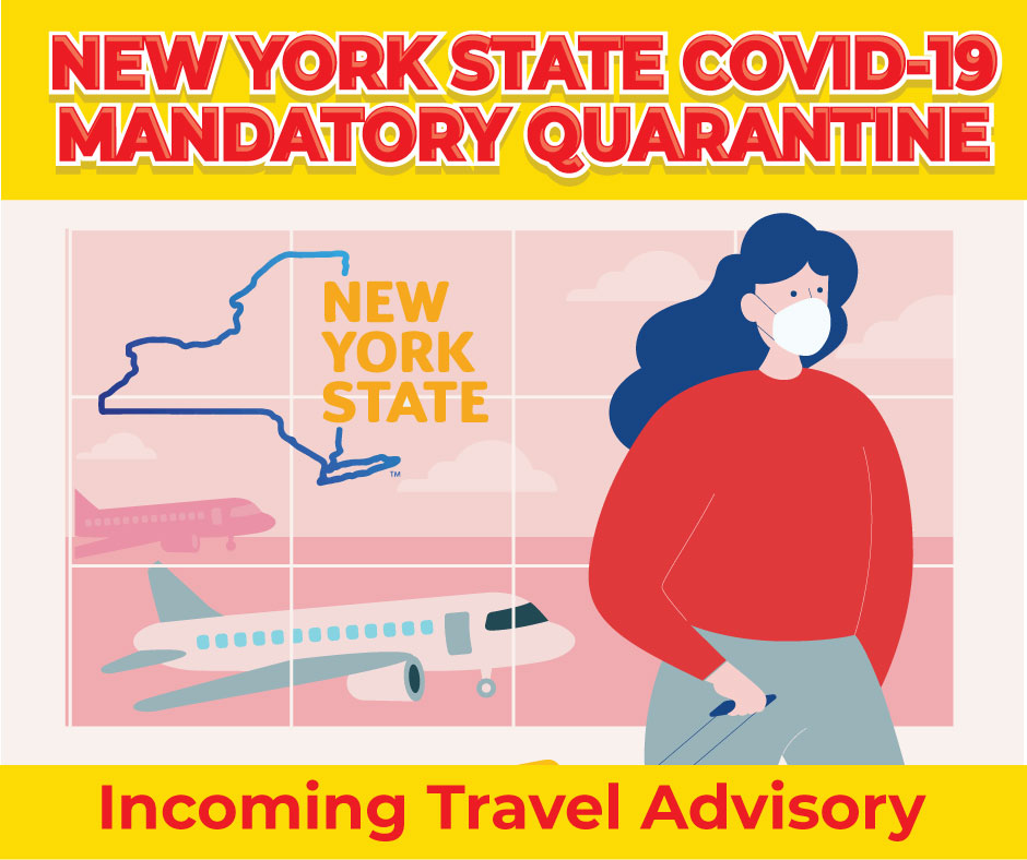 SoundAircraft's tweet photo. The New York State Department of Health mandates travelers from quarantined states must provide a location form. Please click here to fill out this form online: https://t.co/xuZ24pHkoK https://t.co/10wtXS2JPp