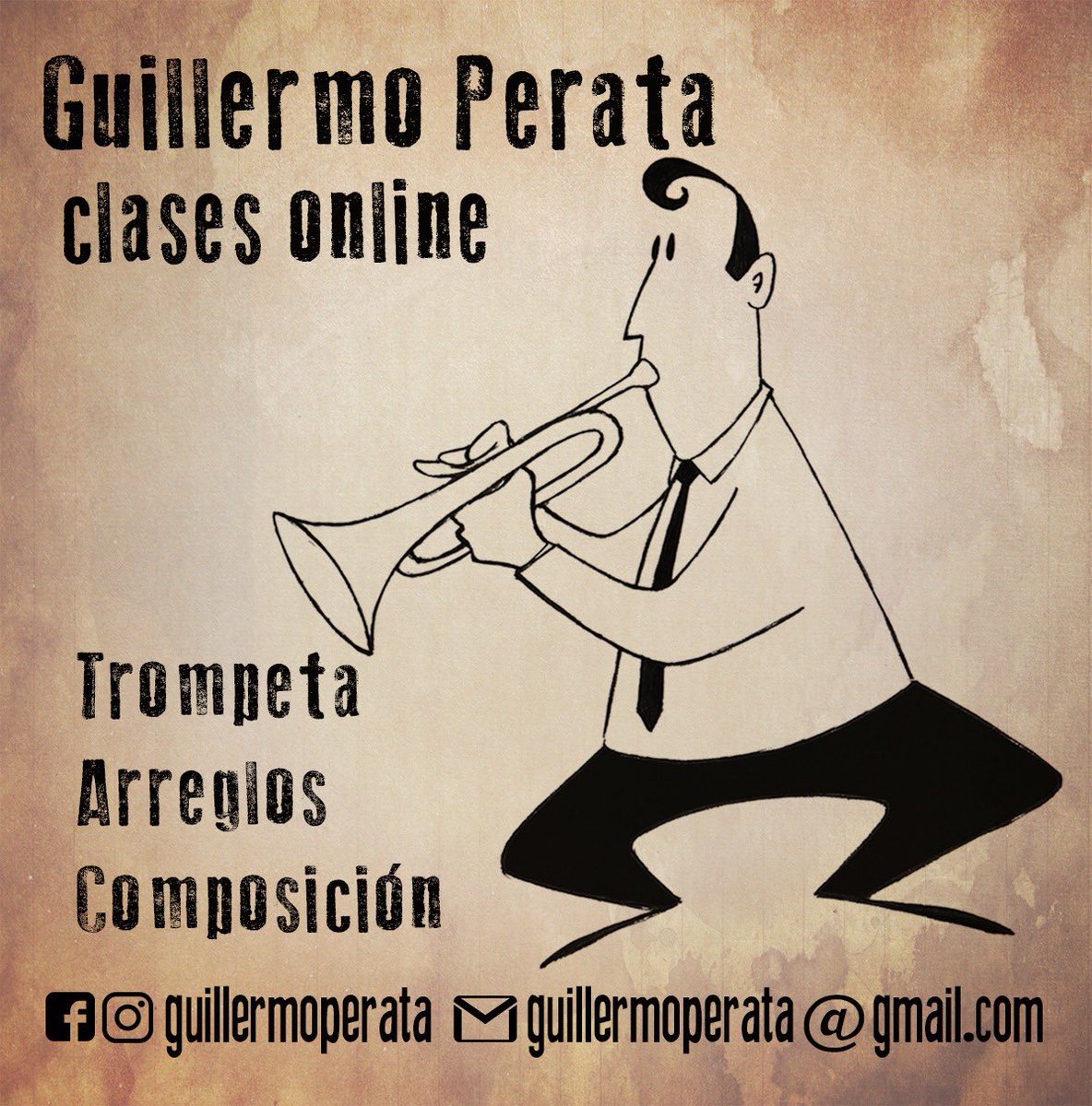 Si quieres tomar clases on line de música, aprovecha la oportunidad de hacerlo con el maestrísimo Guille Perata