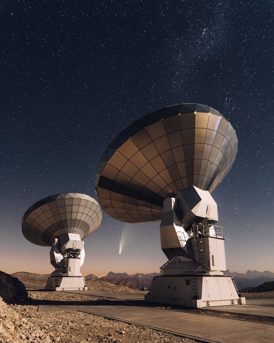 Dimanche matin, 3h30, 2500m et une comète