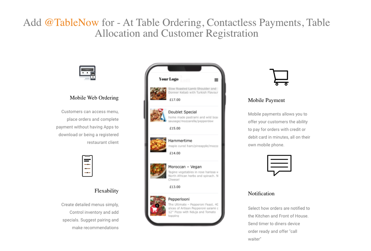 Menus, Menus, Menus....

Paper throw away, wipe clean or digital....

If you think digital for your restaurant contact us about <a href="/TableNow/">TableNow</a> 

DM or Call: +44 7568-745447

Ordering and Payments with no App to download

Our 6 years working with Restaurants means we know a thing or 2