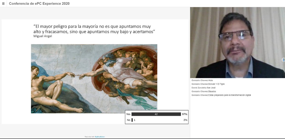 ePC_UCB's tweet photo. Dimos a inicio a la #ePCExperience 6ta Versión, nos encontramos en una modalidad 100% virtual, mostramos nuestra #PlataformaCANVAS; misma plataforma que las mejores universidades (Harvard, Yale, Stanford entre otras) hace 10 años que trabajamos en el futuro
#ePCFlex #ePCVirtual https://t.co/fRs9s5kXSr