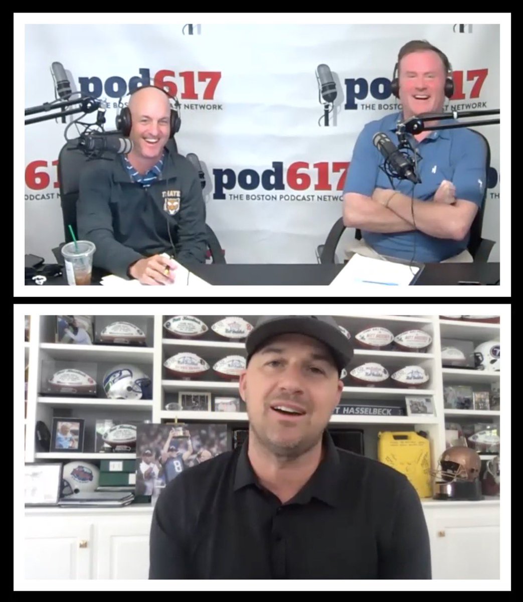 Plz tune into Episode 8 of my #Podcast w/ ⁦<a href="/joshuaacohen/">Joshua Cohen</a>⁩ when it #drops tomorrow &amp; hear a robust chat w/ ⁦<a href="/Hasselbeck/">Matt Hasselbeck</a>⁩ of #NFL &amp; #ESPN fame. #WeAreBC #Seahawks #Packers ⁦<a href="/XBHS/">Xaverian Brothers HS</a>⁩ ⁦<a href="/BCFootball/">Boston College Football</a>⁩ ⁦<a href="/JasonBaumPR/">Jason Baum</a>⁩ ⁦<a href="/BenVolin/">Ben Volin</a>⁩