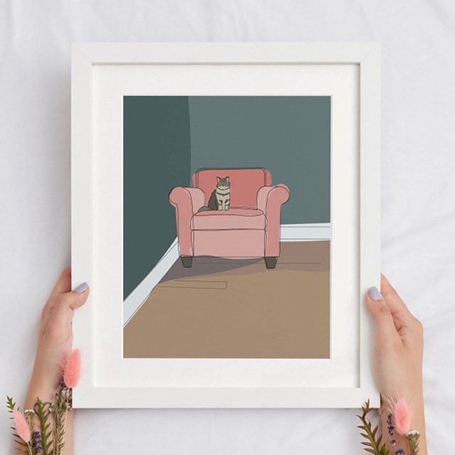 Cockatootulsa's tweet photo. All you need in life is a cat and a good chair. Or at least a print of such things. Find this Tori Hurt design in our online shop (link in bio). 💕

#artprint #tulsaart #tulsartist #shoptulsa #catart #catartwork #cozyhome #onlineshop #cutecats #graphicdesign https://t.co/FRLLtDjSyt