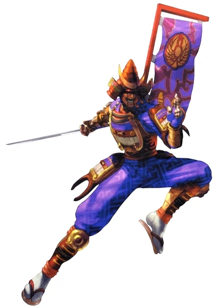 Soulcalibur 2He looks so goofy I love it, this conehead looking bitch with all this purple and the giant flag, I like this a lot lol.4/5