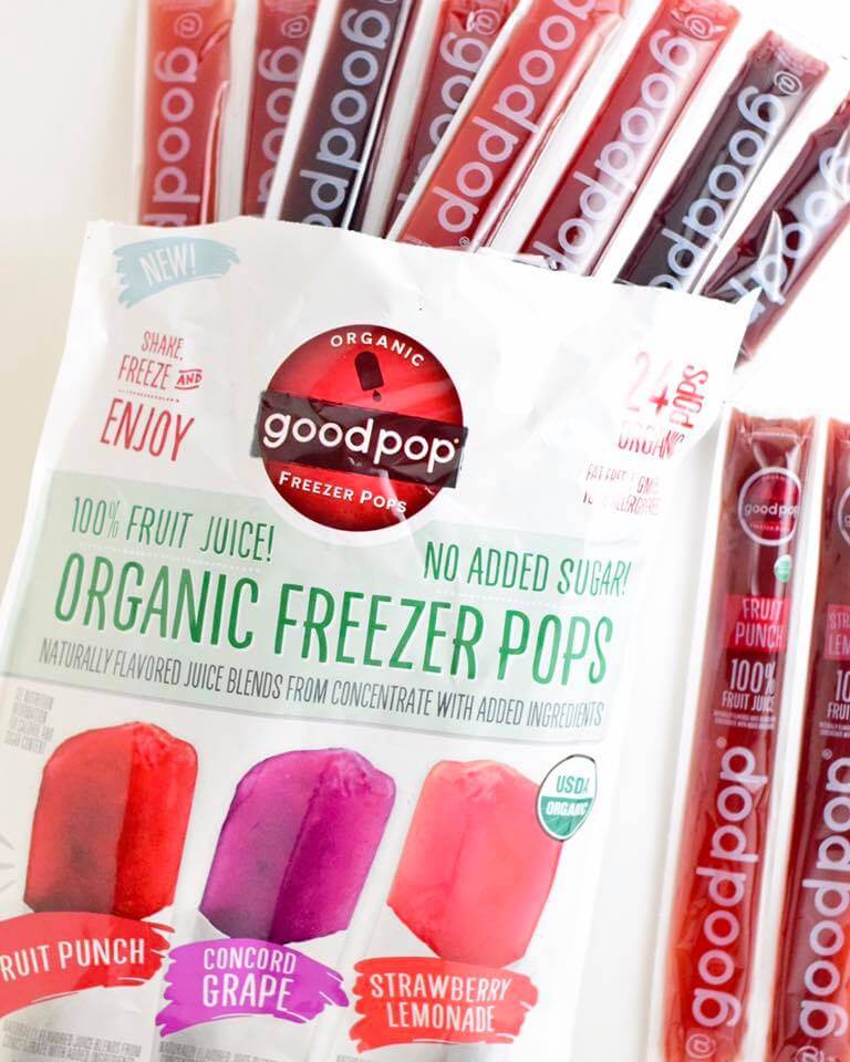 @GoodPop Organic Freezer Pops are perfect way for the kiddies to beat the heat. 100% fruit juice & no sugar added! Find them in our #grocery department.