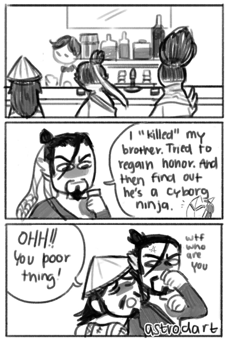 looks like I gotta remake this comic from 2016 now that yone isn't dead dead 
