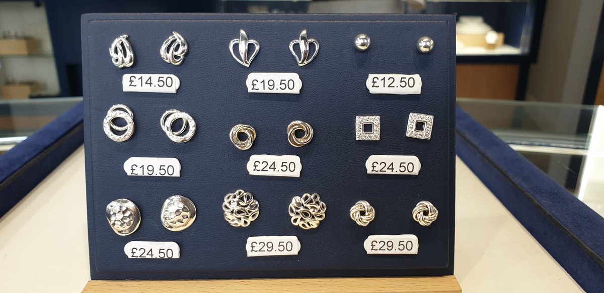 Everyone deserves jewellery, whatever their budget.
Take a look at these silver earrings. Prices start at £12.50 - perfect for a teacher’s gift, pocket money treat, birthday present or the best reason of all... just because!
We can help you, whether you have £12,000 or £12.