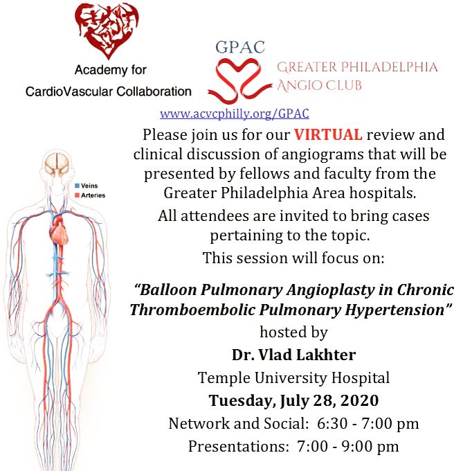 Phila Angio Club (@gpangioclub) on Twitter photo Join us for virtual GPAC on July 28. Visit acvcphilly.org/GPAC to register and request a link if you are not on the email list. <a href="/ACVCPhila/">Academy for CardioVascular Collaboration</a> <a href="/VladLakhter/">Vladimir Lakhter</a> <a href="/Drbankacardio/">Sahil Banka</a> <a href="/DrNickTJU/">Nicholas Ruggiero</a> <a href="/TaiKobayashiMD/">Tai Kobayashi</a> <a href="/jcgeorgemd/">Jon George</a> Join us for virtual GPAC on July 28. Visit acvcphilly.org/GPAC to register and request a link if you are not on the email list. <a href="/ACVCPhila/">Academy for CardioVascular Collaboration</a> <a href="/VladLakhter/">Vladimir Lakhter</a> <a href="/Drbankacardio/">Sahil Banka</a> <a href="/DrNickTJU/">Nicholas Ruggiero</a> <a href="/TaiKobayashiMD/">Tai Kobayashi</a> <a href="/jcgeorgemd/">Jon George</a>